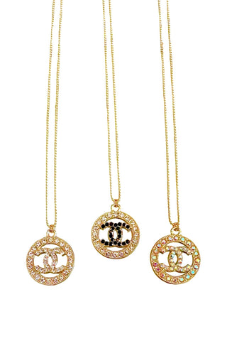 CC Classic Bling Charm Necklace