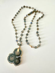 Long Lab Stalactite Necklace