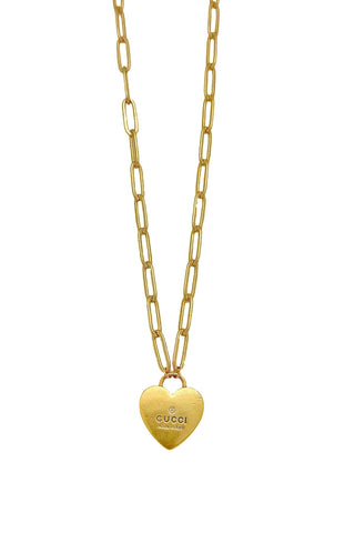 GG Gold Heart Necklace