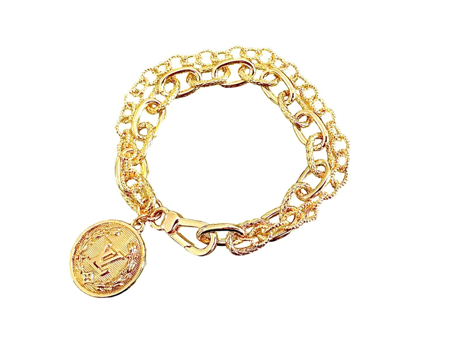 LV Gold Coin bracelet