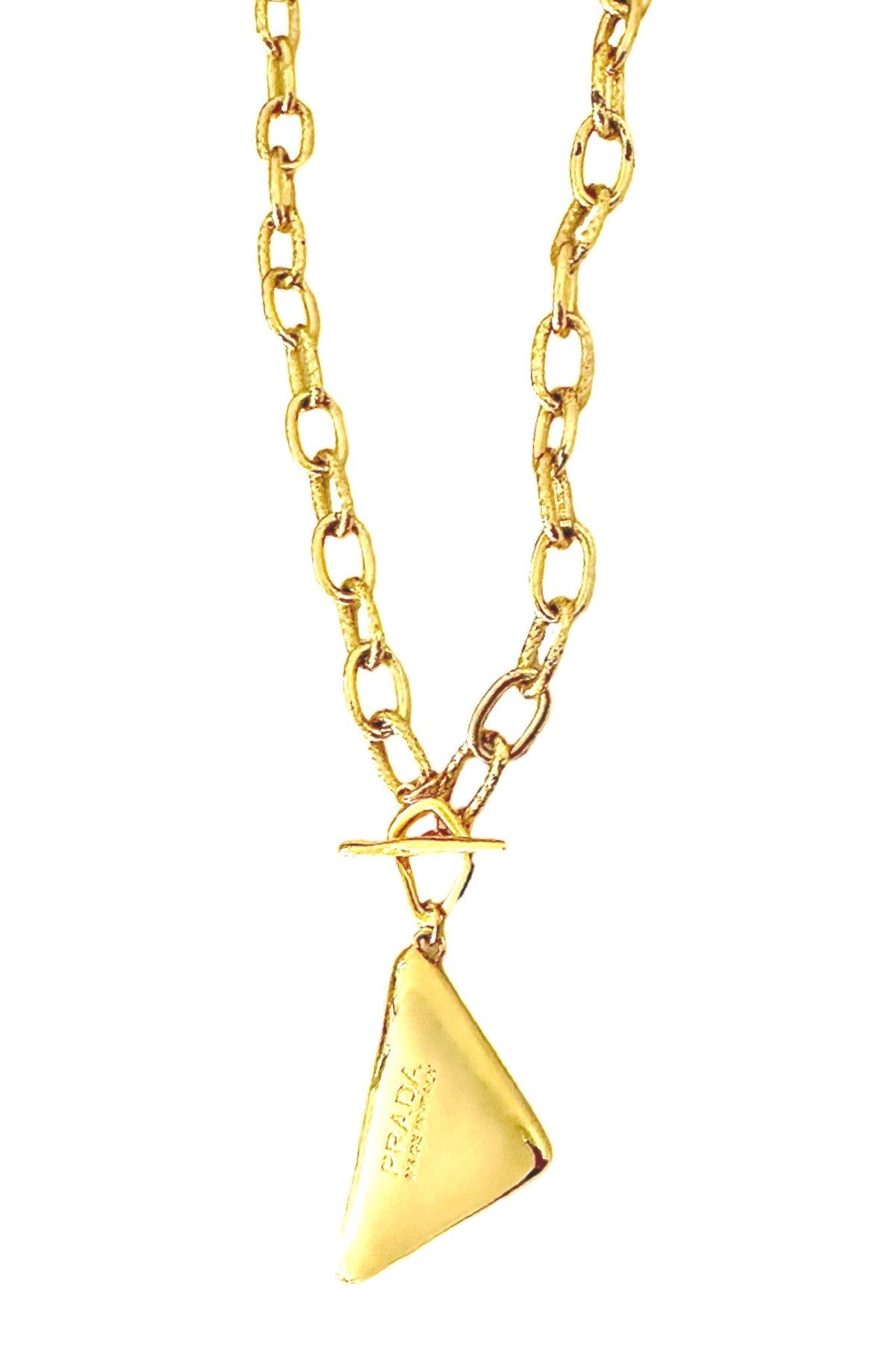 P-RAD Gold Tag Necklace