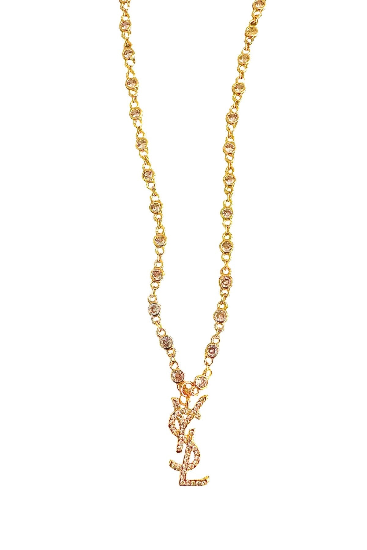 YSL CZ Necklace