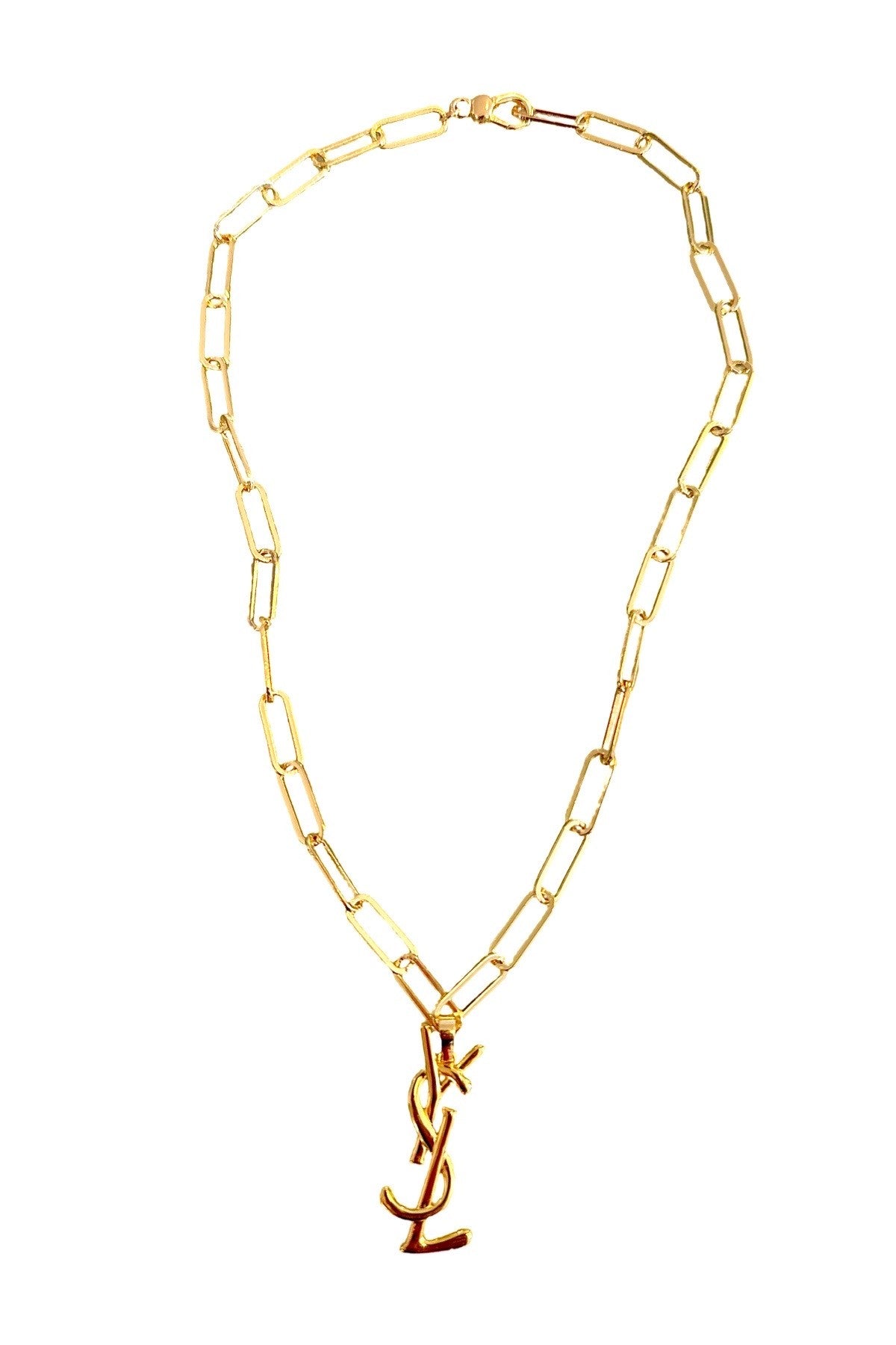 YSL Paperclip Necklace